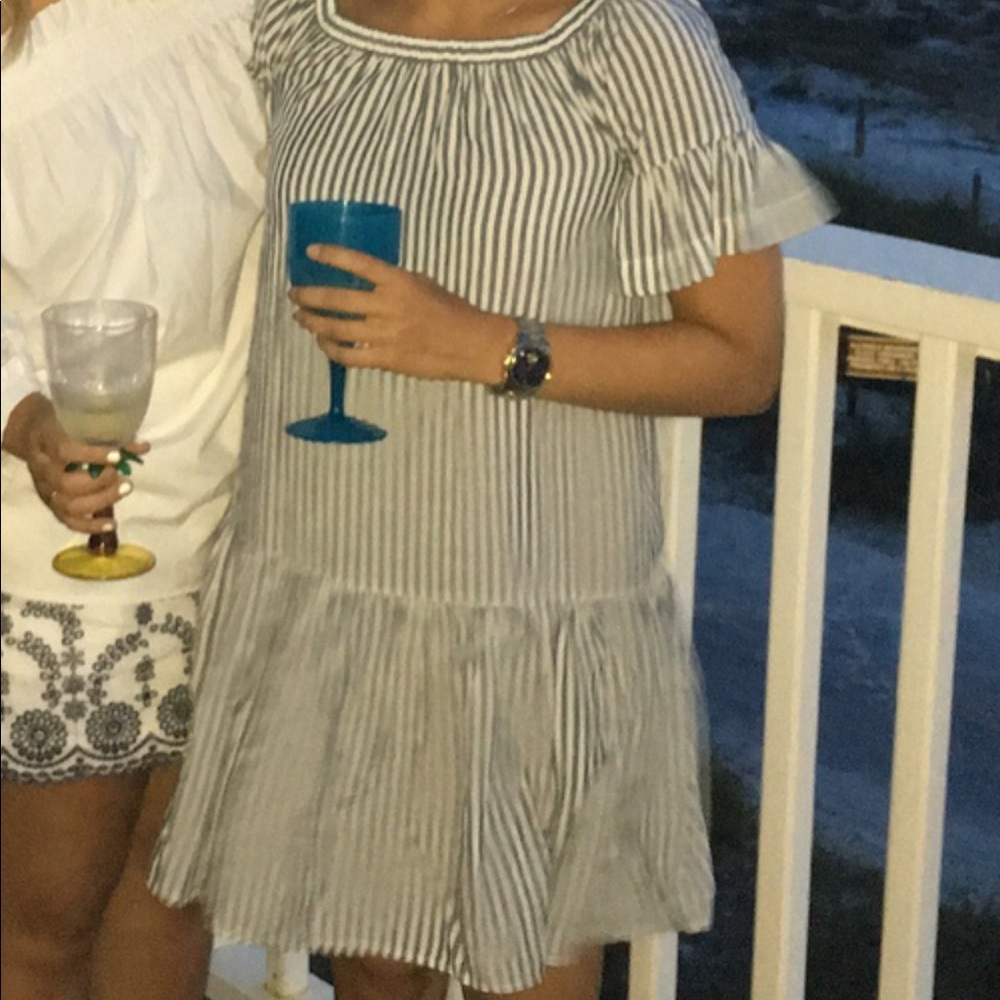 Beach cover up /off the shoulder dress